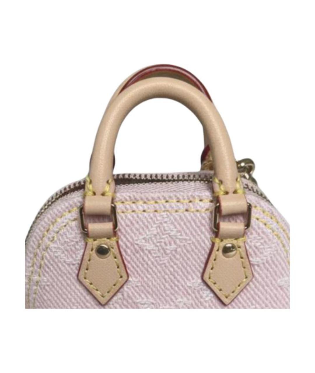 LOUIS VUITTON Розовая сумка с короткими ручками, фото 3