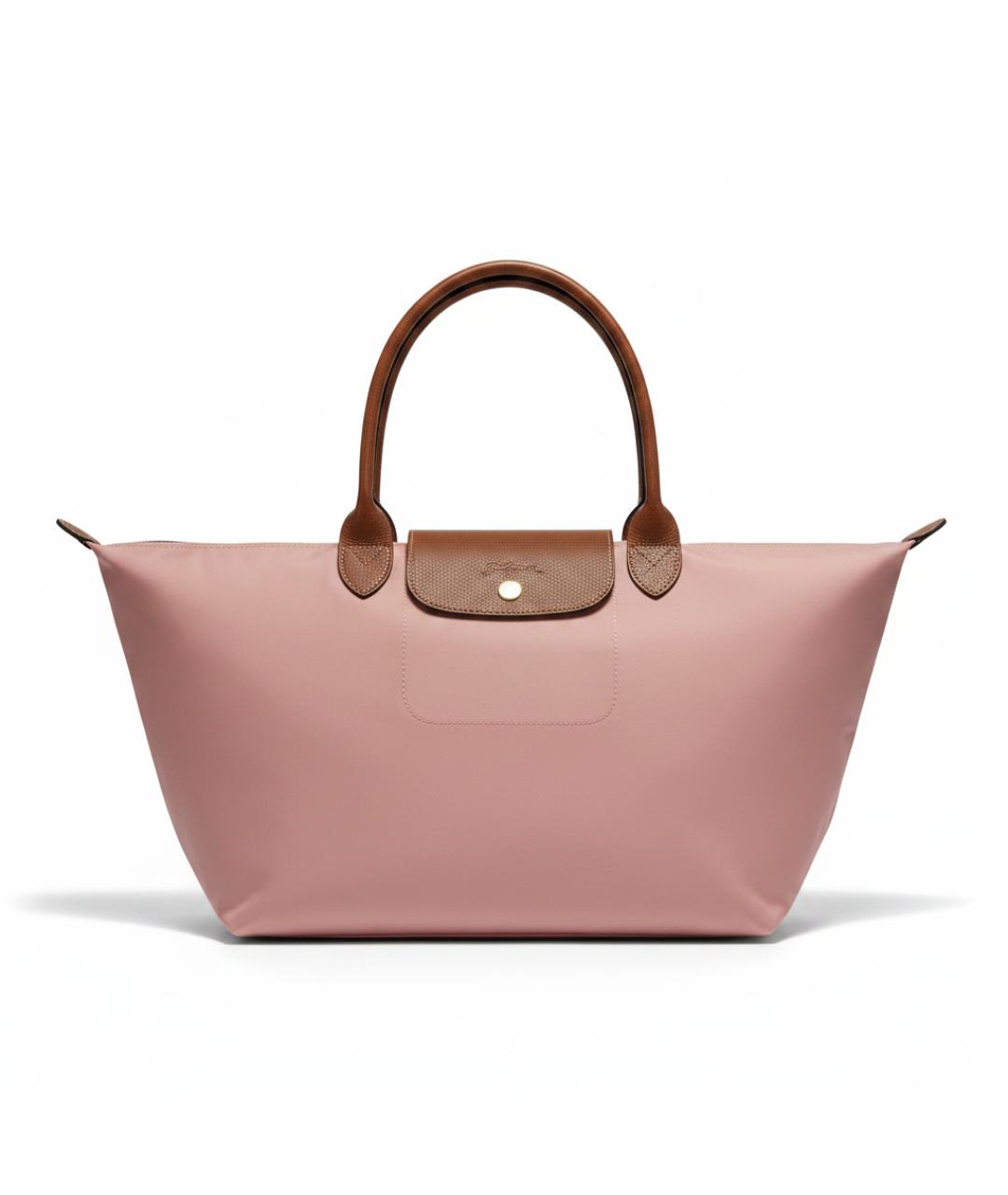 LONGCHAMP Розовая тканевая сумка через плечо, фото 6