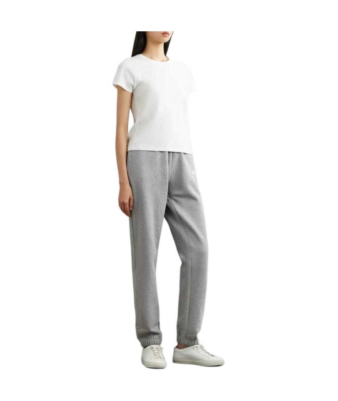 JACQUEMUS Серые спортивные брюки и шорты, фото 4