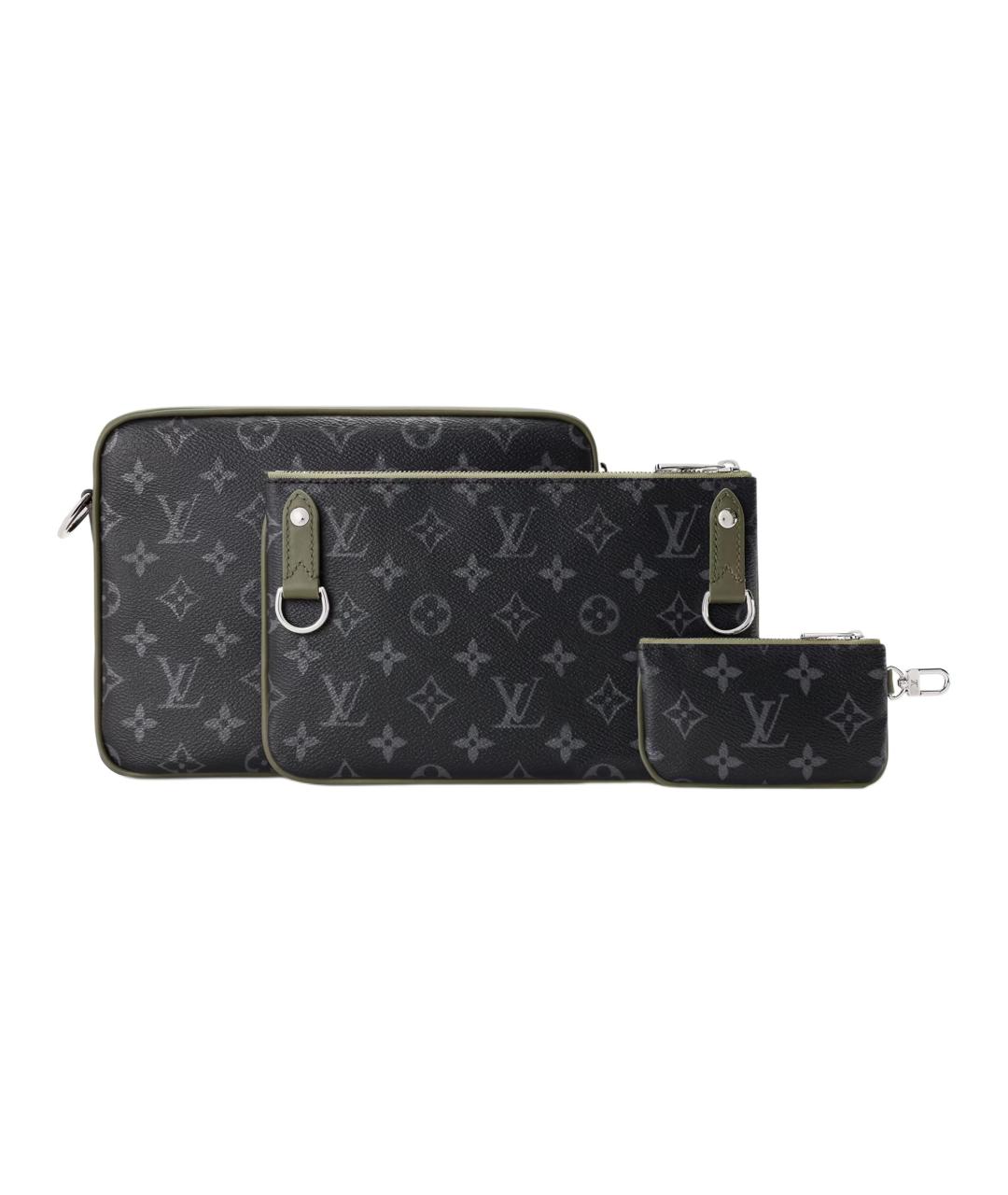 LOUIS VUITTON Черная сумка на плечо, фото 4