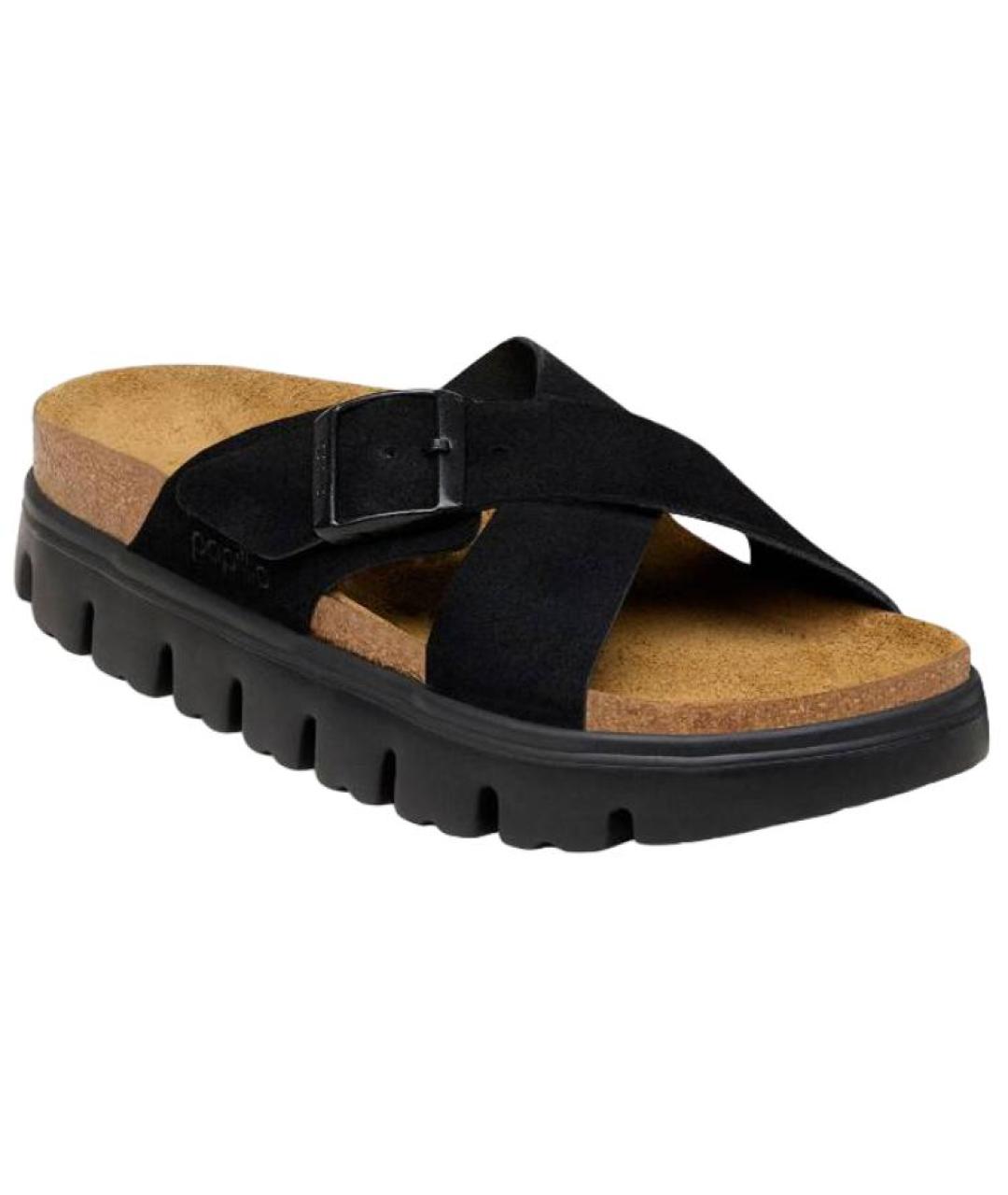 BIRKENSTOCK Черные шлепанцы, фото 3