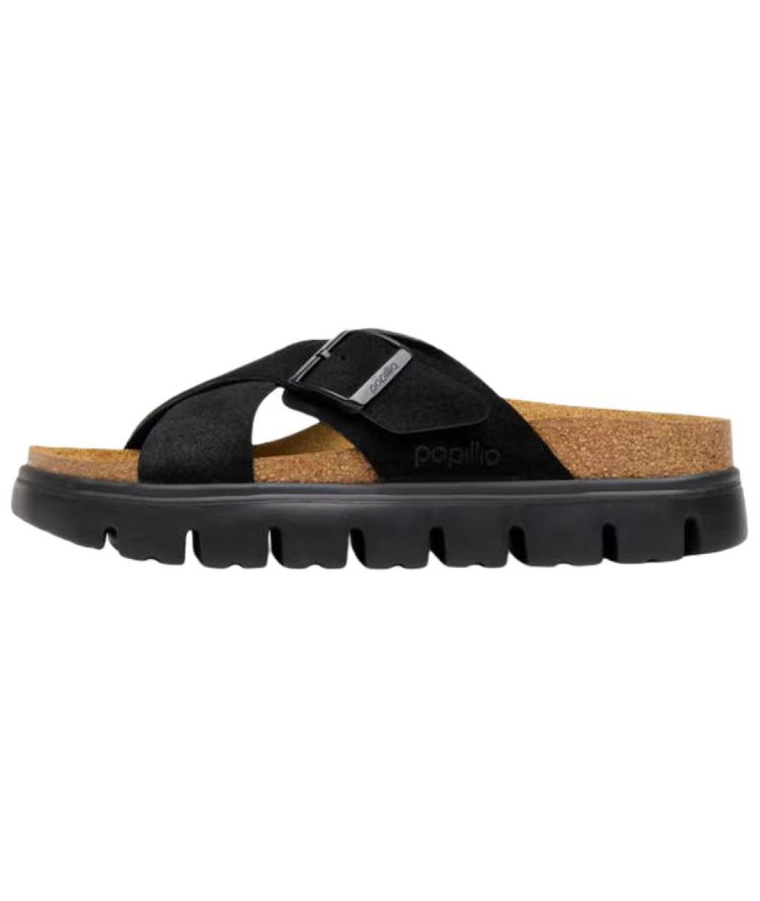 BIRKENSTOCK Черные шлепанцы, фото 2
