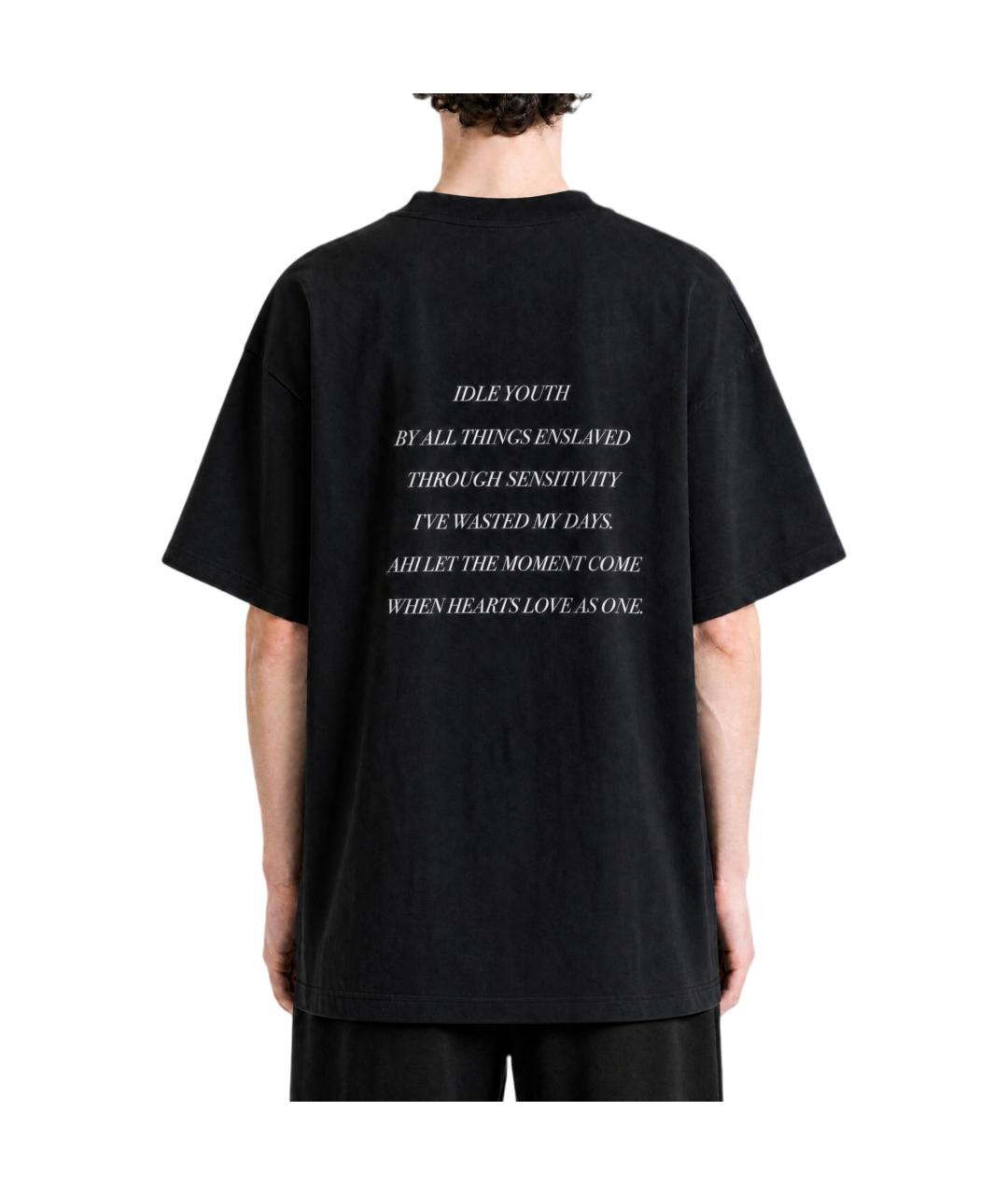 BALENCIAGA Черная футболка, фото 3