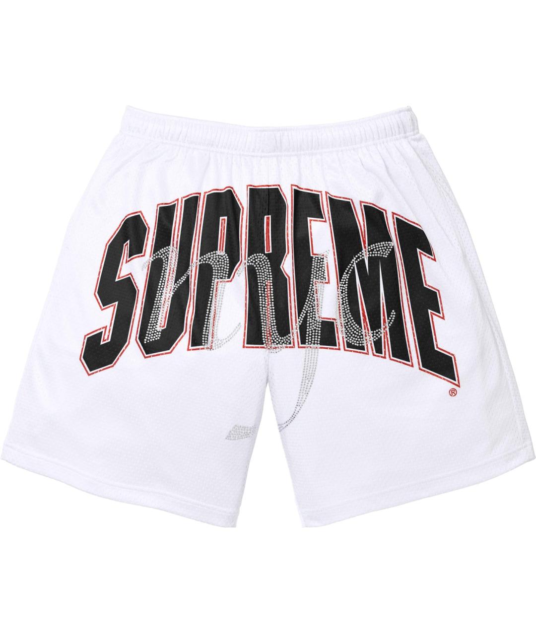 SUPREME Белые спортивные брюки и шорты, фото 1