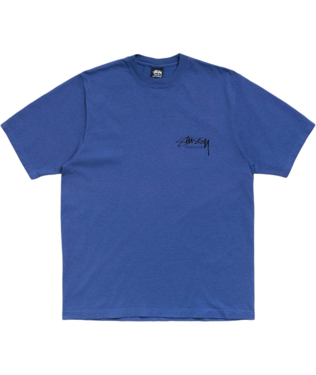 STUSSY Синяя футболка, фото 1
