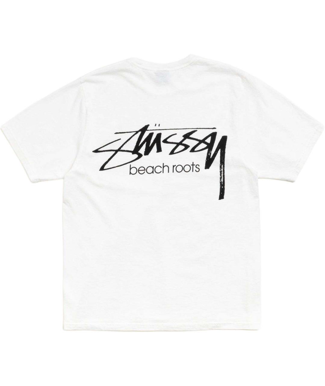 STUSSY Белая футболка, фото 2