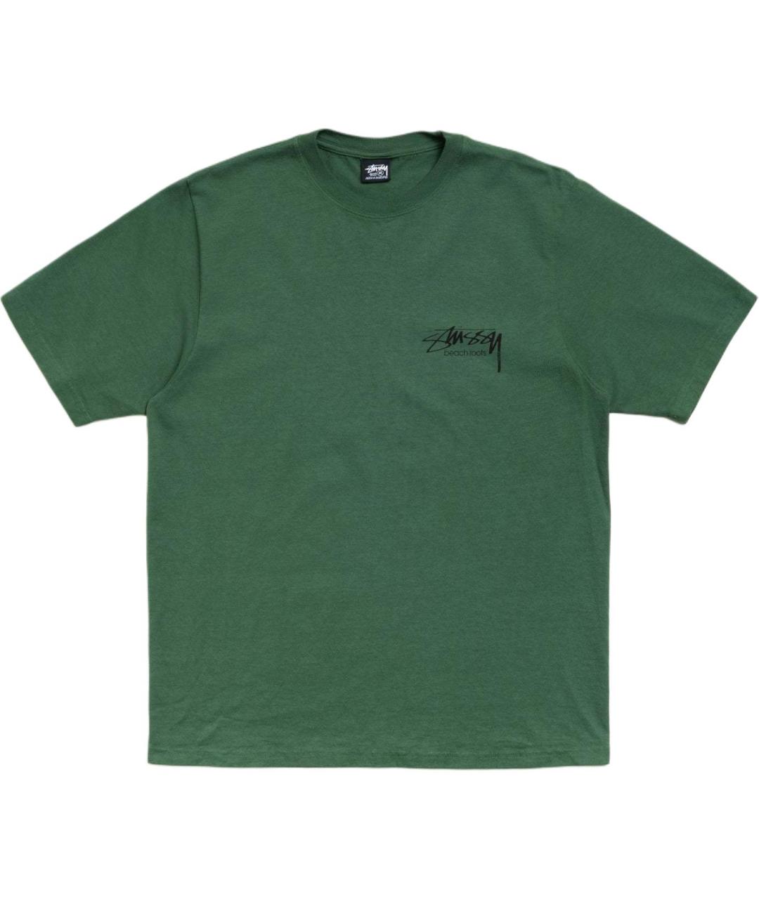 STUSSY Зеленая футболка, фото 1