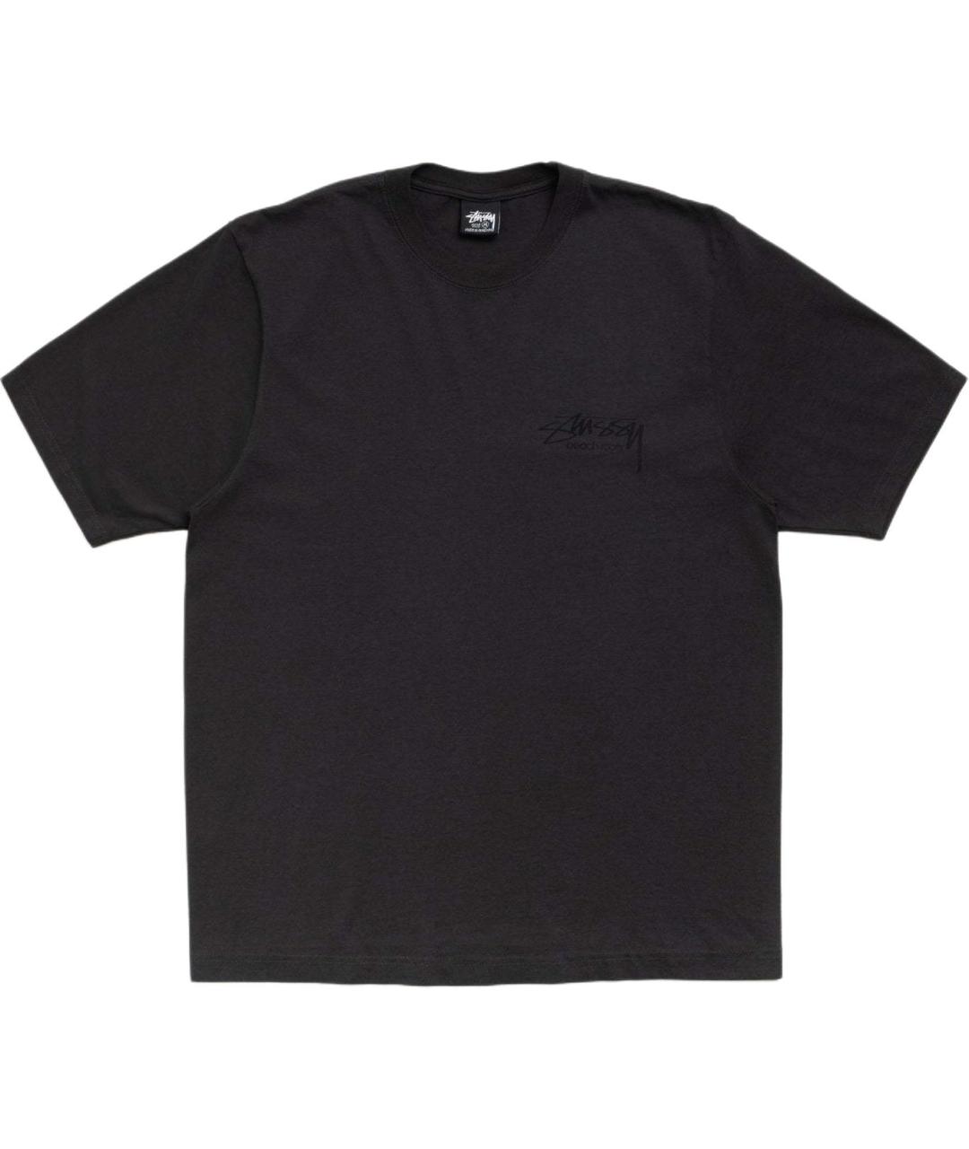 STUSSY Черная футболка, фото 1