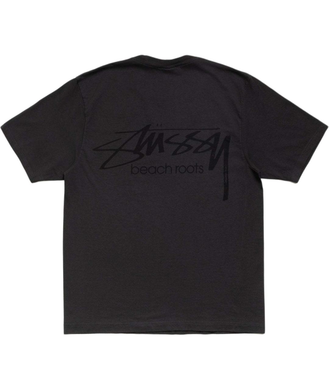STUSSY Черная футболка, фото 2
