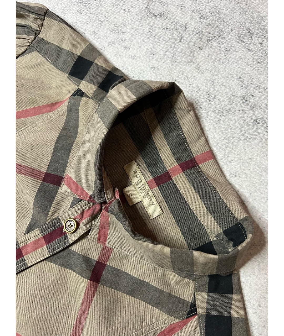 BURBERRY Мульти хлопковая рубашка, фото 4