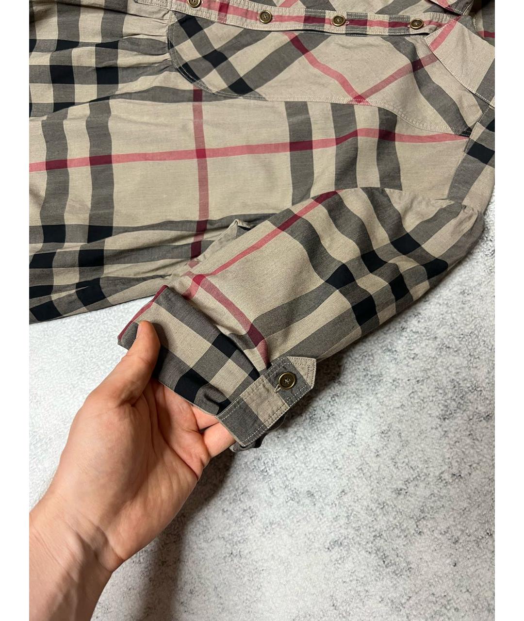 BURBERRY Мульти хлопковая рубашка, фото 6