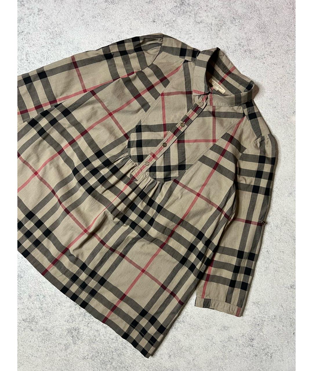 BURBERRY Мульти хлопковая рубашка, фото 2