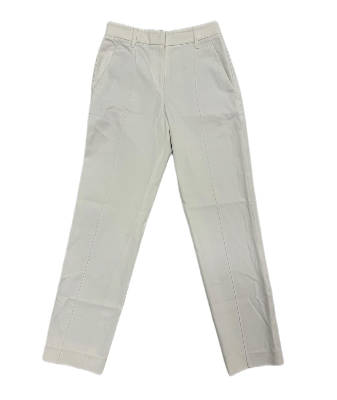 BRUNELLO CUCINELLI Бежевые хлопковые брюки широкие, фото 1