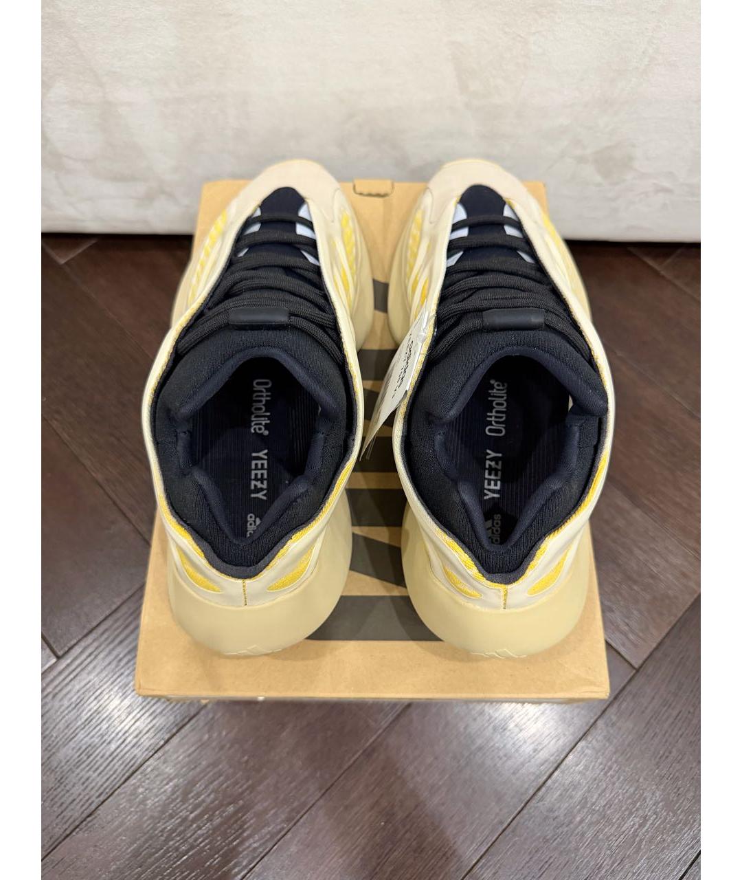ADIDAS YEEZY Белые низкие кроссовки / кеды, фото 2