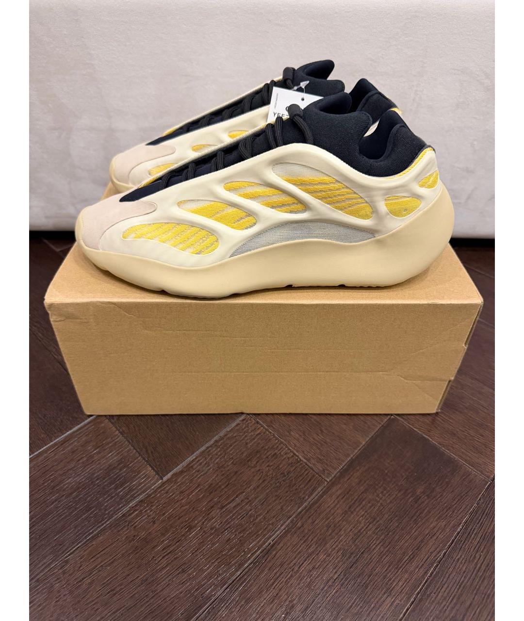 ADIDAS YEEZY Белые низкие кроссовки / кеды, фото 8