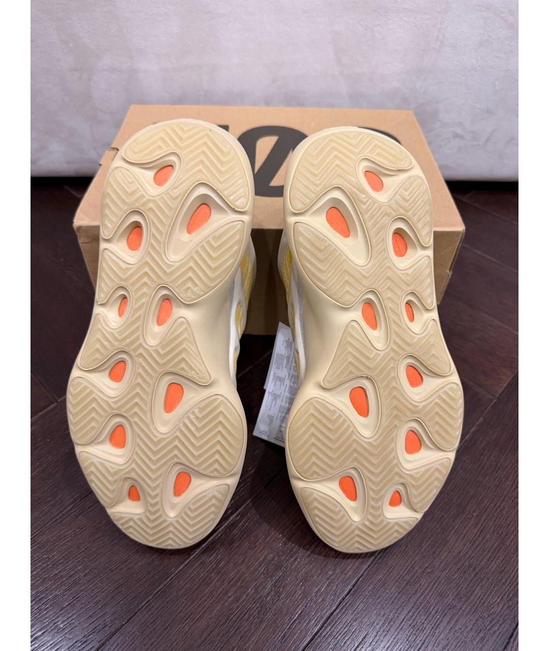 ADIDAS YEEZY Белые низкие кроссовки / кеды, фото 5