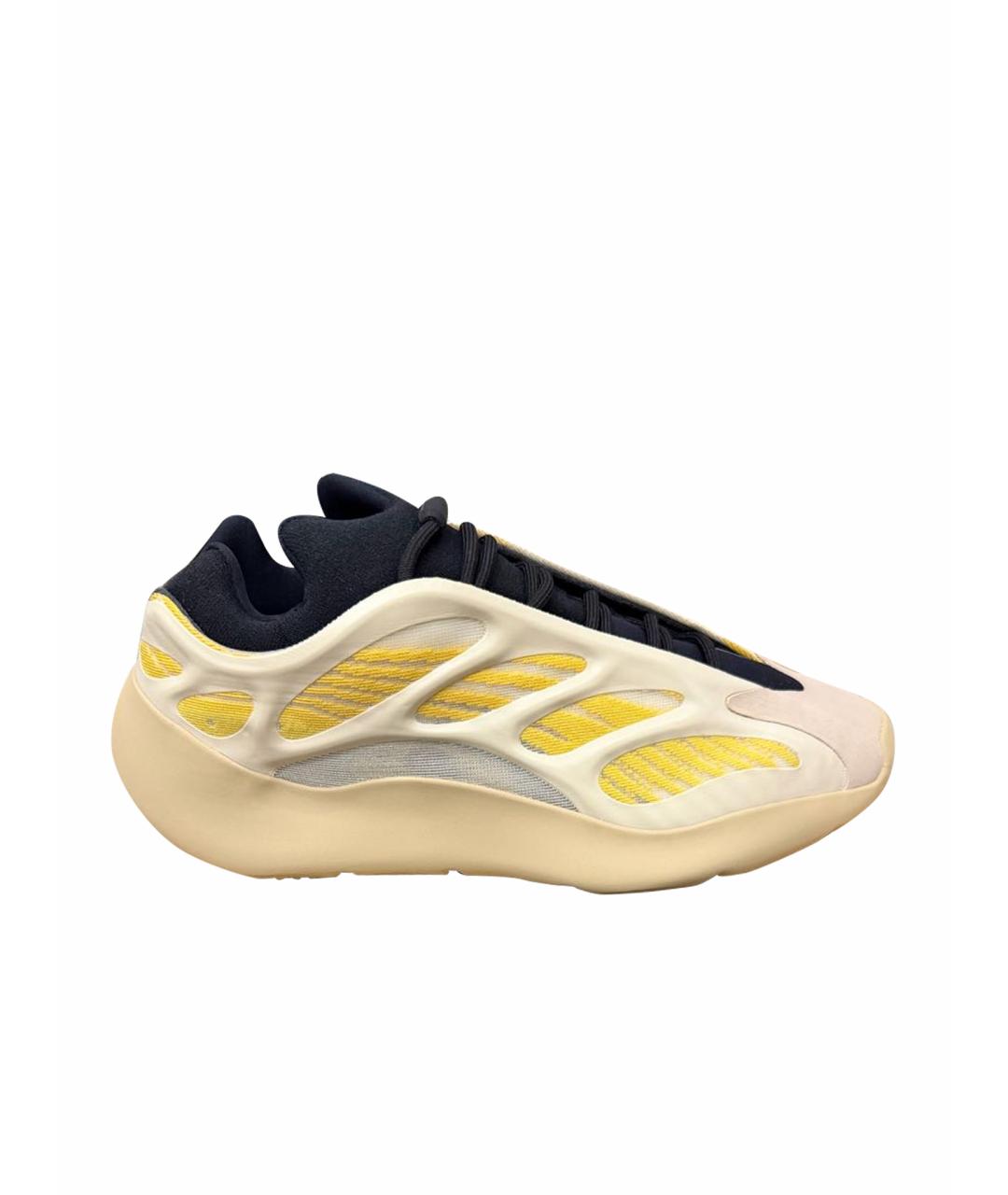 ADIDAS YEEZY Белые низкие кроссовки / кеды, фото 1