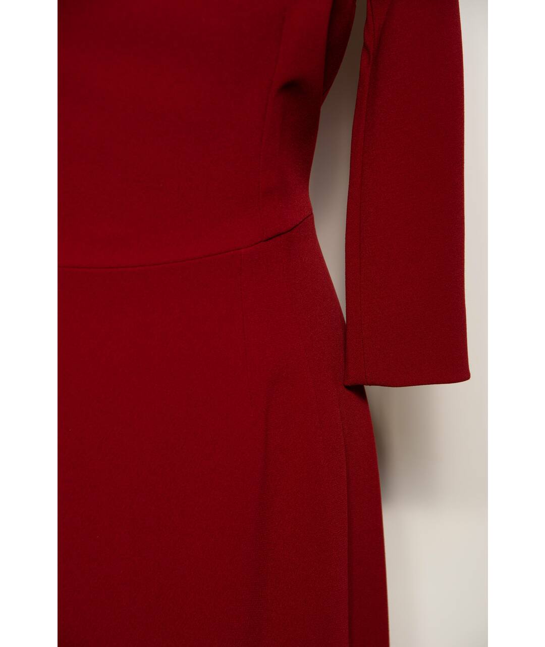 DOLCE&GABBANA Красное шерстяное повседневное платье, фото 6