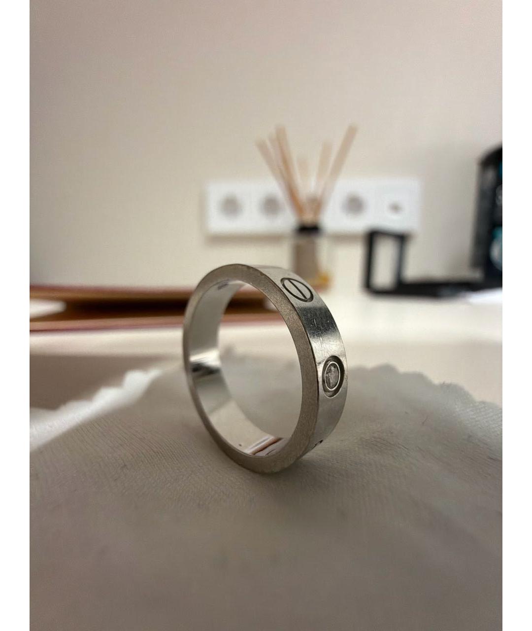 CARTIER Серое кольцо из белого золота, фото 8