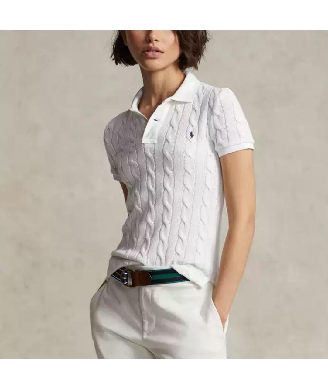 POLO RALPH LAUREN Белый джемпер / свитер, фото 5