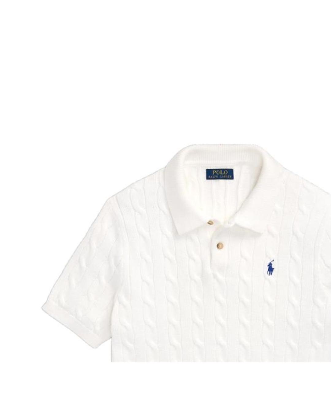 POLO RALPH LAUREN Белый джемпер / свитер, фото 4