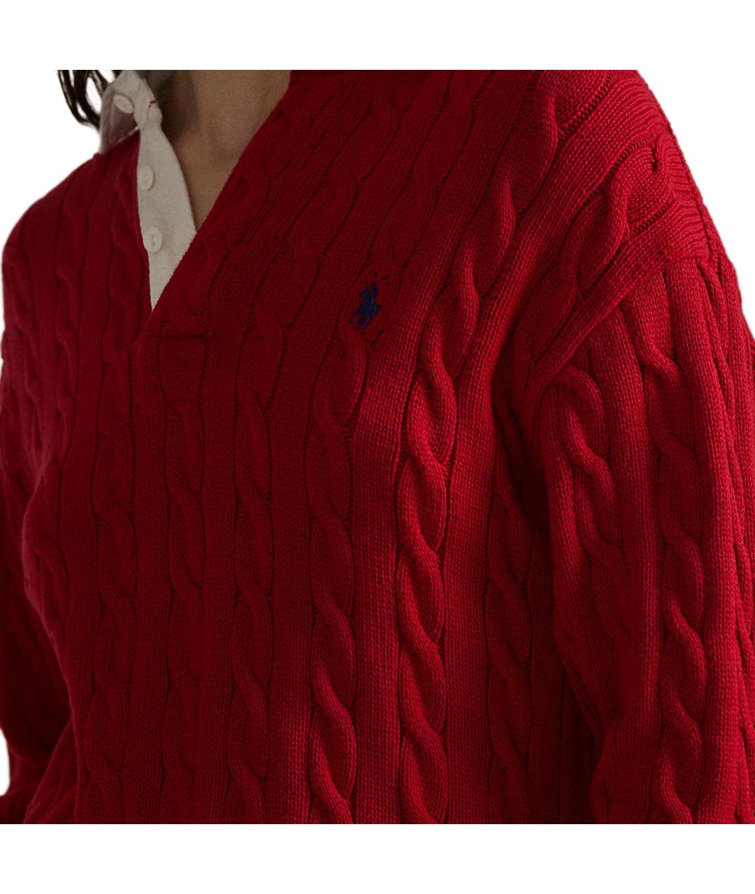 POLO RALPH LAUREN Красный джемпер / свитер, фото 2