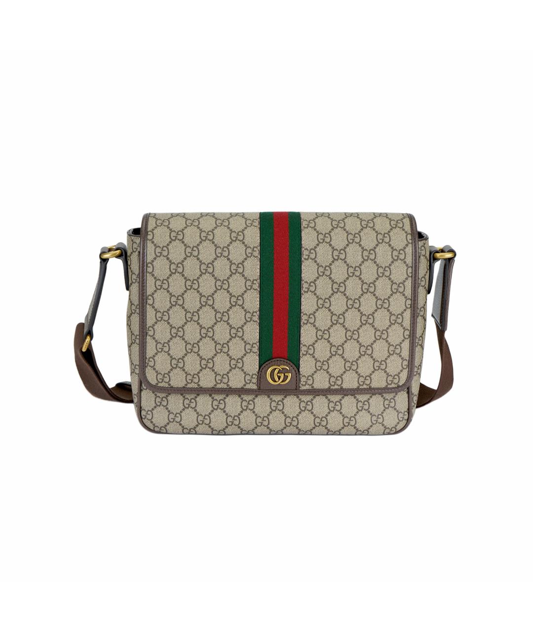 GUCCI Бежевая сумка на плечо, фото 1