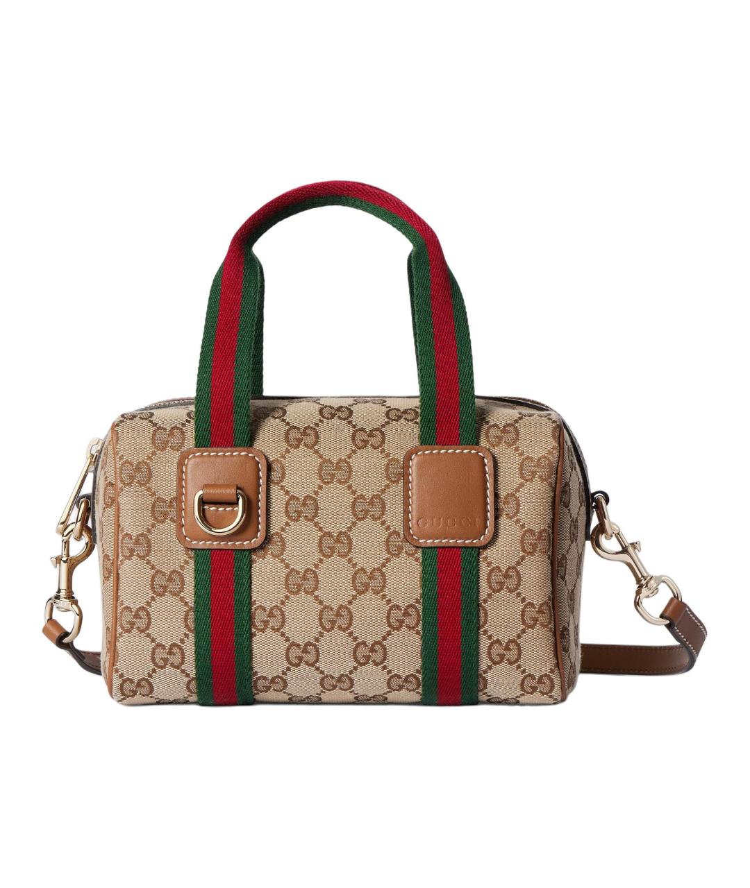 GUCCI Бежевая канва сумка через плечо, фото 1
