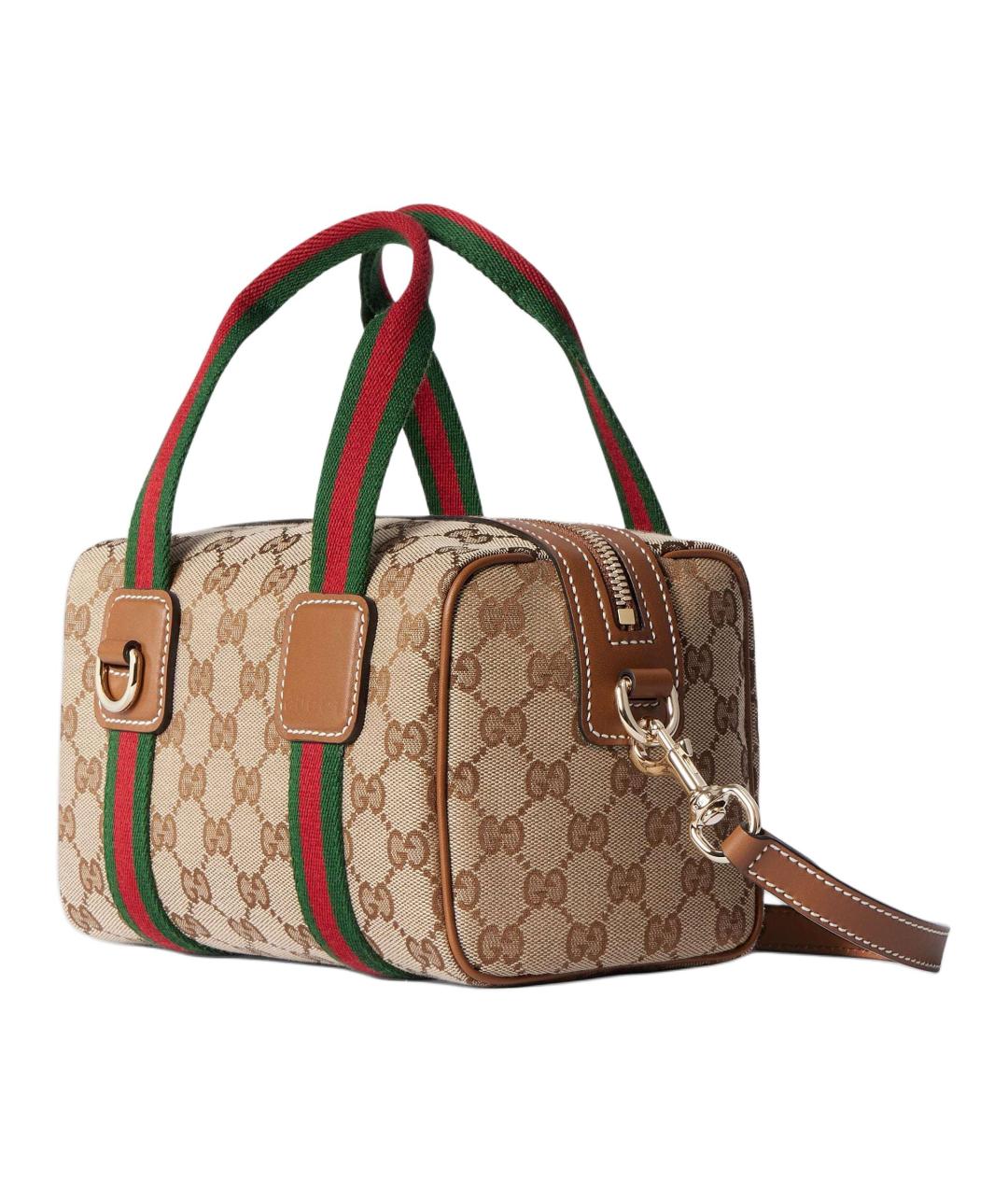 GUCCI Бежевая канва сумка через плечо, фото 2