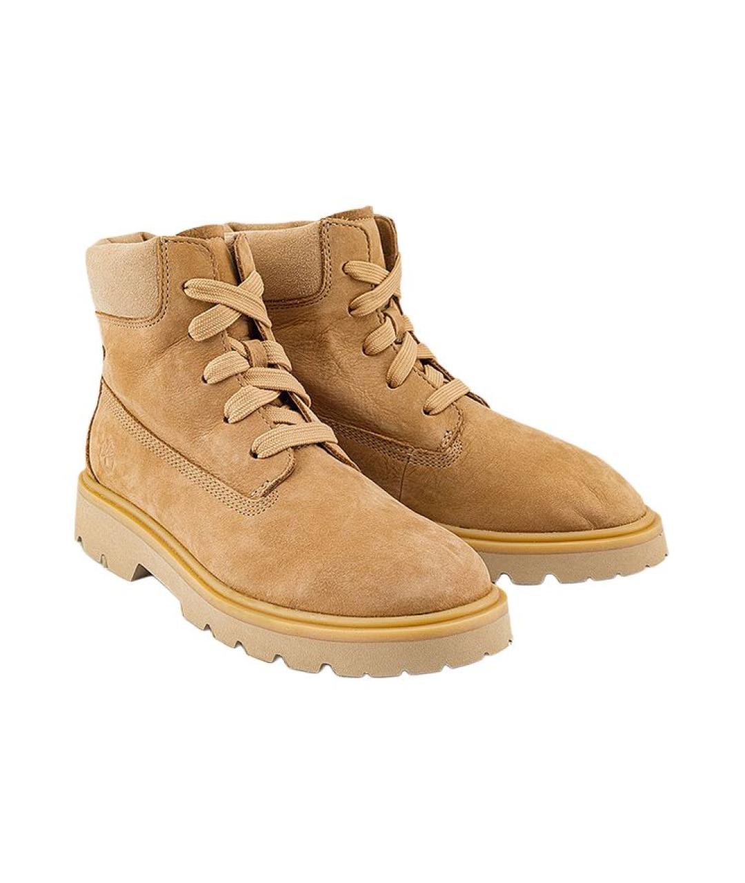 TIMBERLAND Коричневые кожаные ботинки, фото 3