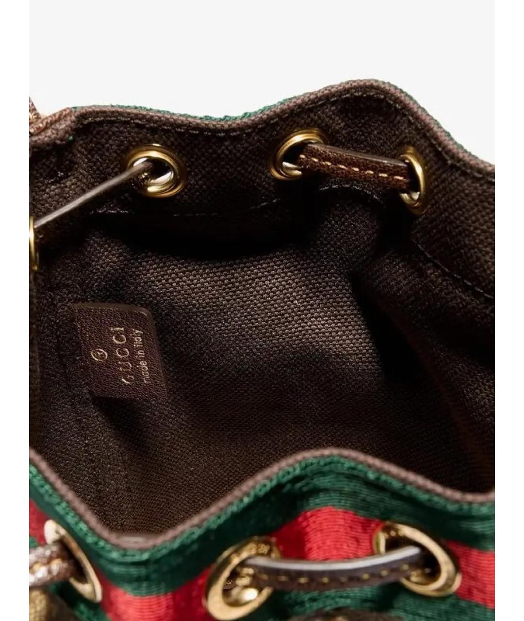 GUCCI Бежевая хлопковая сумка через плечо, фото 4