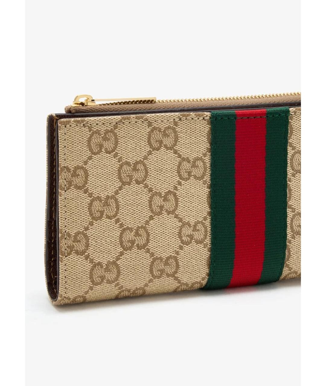 GUCCI Бежевый кошелек, фото 2