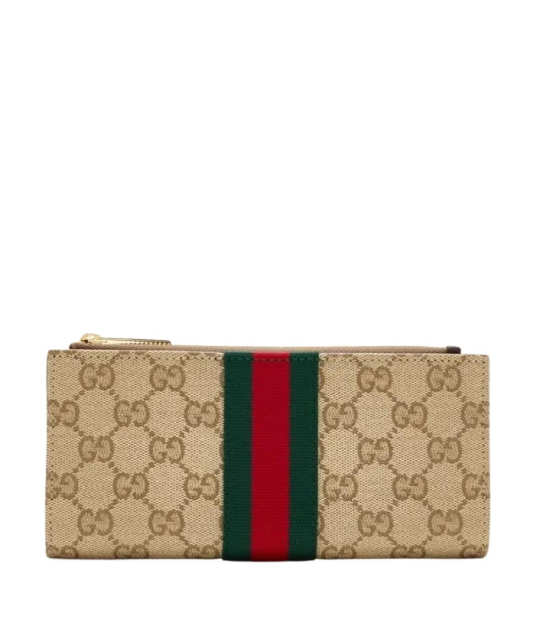 GUCCI Бежевый кошелек, фото 1