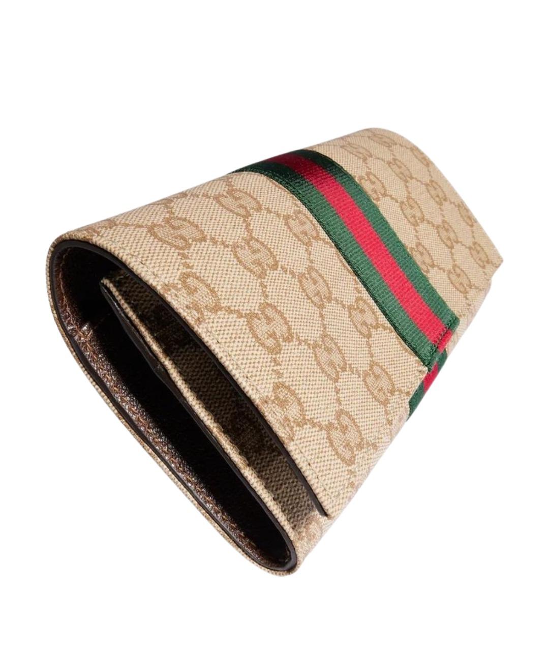 GUCCI Бежевый кошелек, фото 2