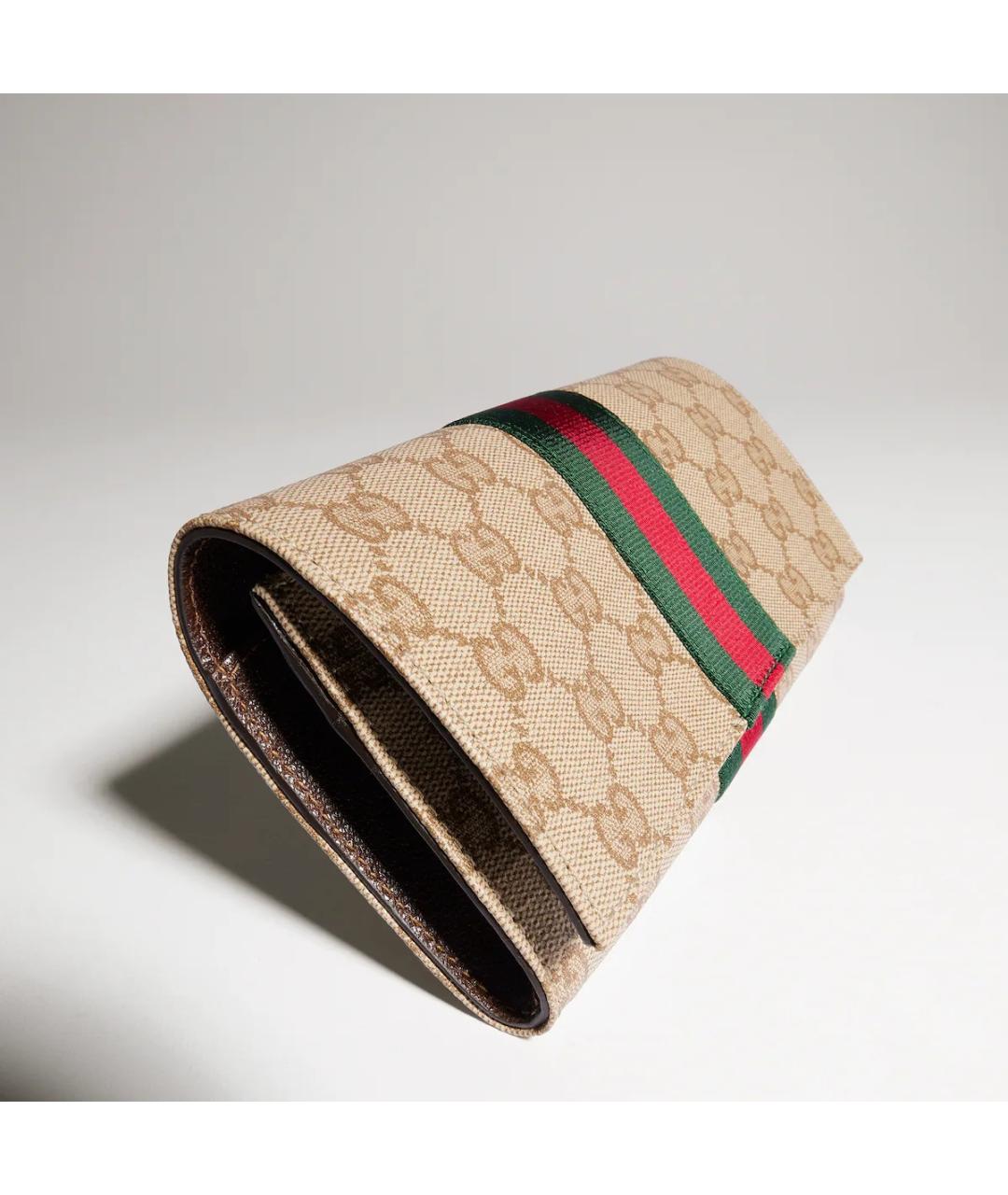 GUCCI Бежевый кошелек, фото 5
