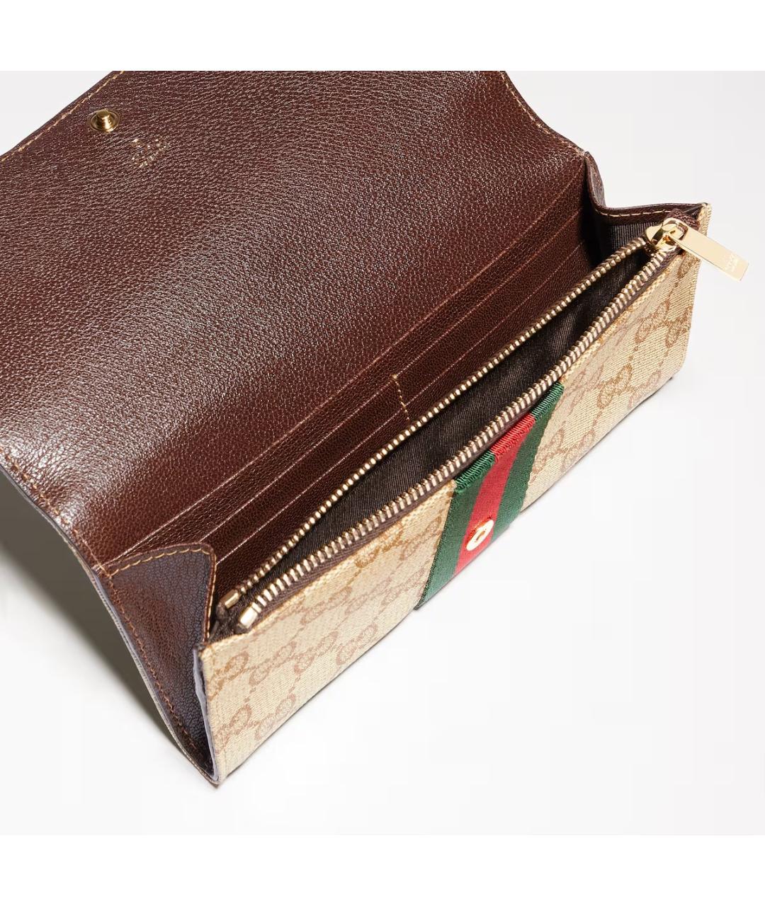 GUCCI Бежевый кошелек, фото 3