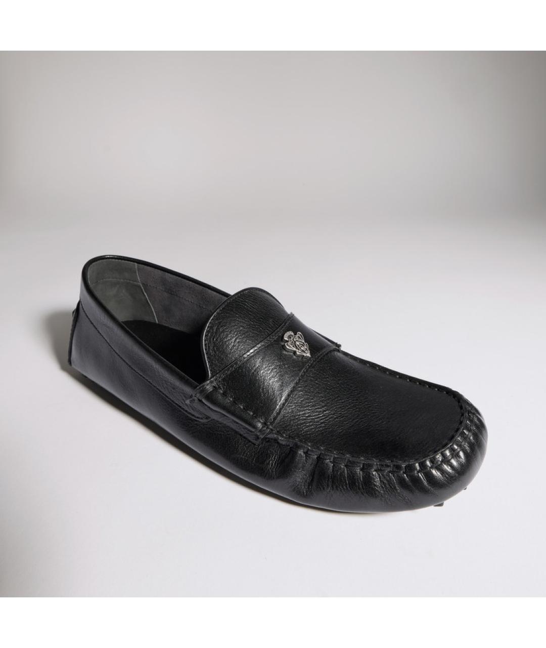GUCCI Черные кожаные лоферы, фото 5