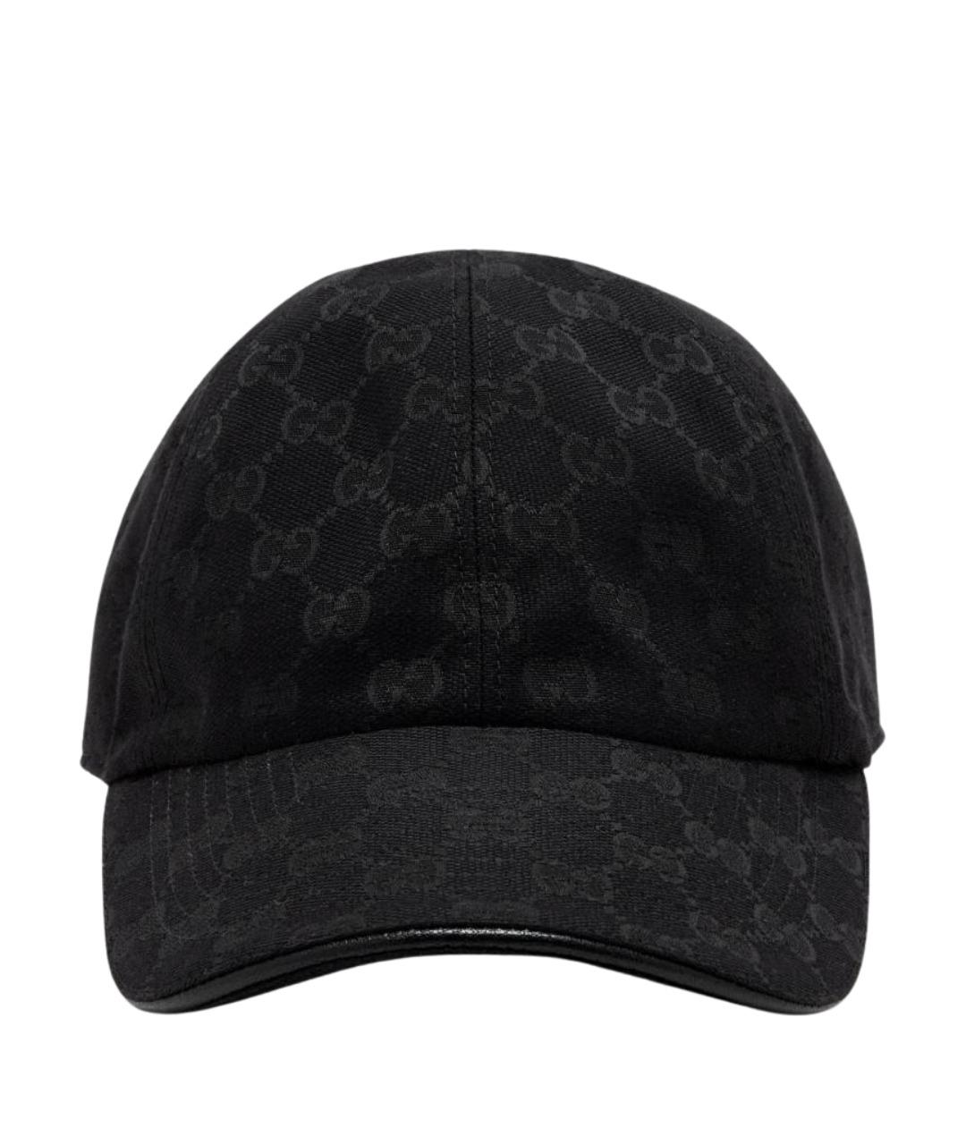 GUCCI Черная синтетическая кепка, фото 1
