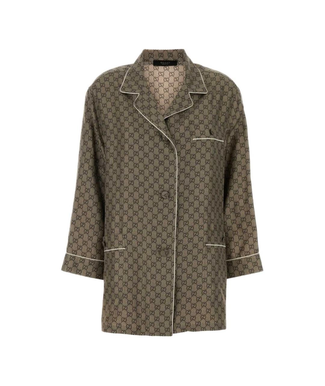 GUCCI Шелковая рубашка, фото 3