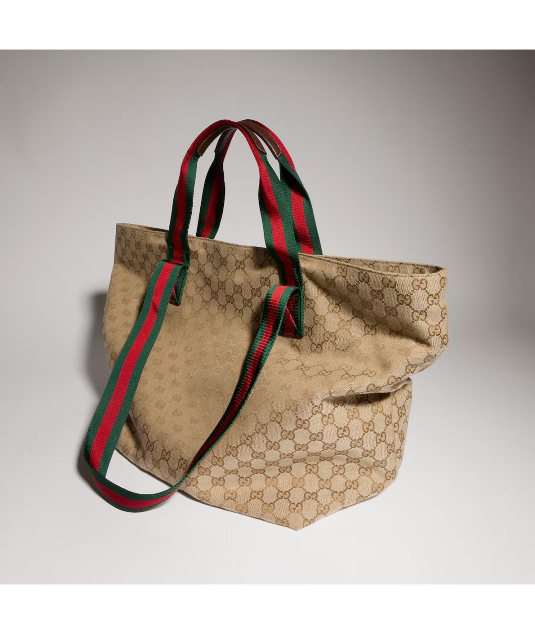 GUCCI Бежевая синтетическая сумка на плечо, фото 3