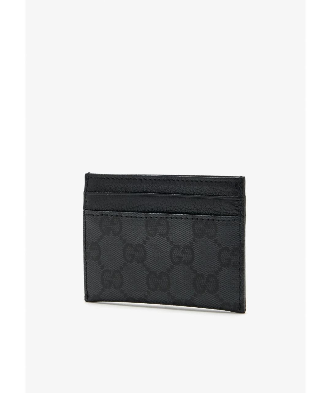 GUCCI Черный полиуретановый кардхолдер, фото 3