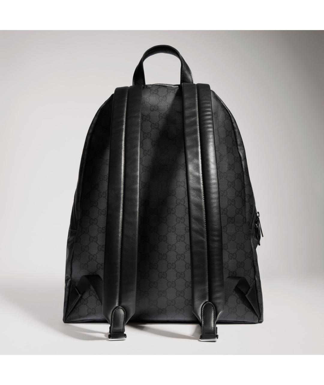 GUCCI Черный хлопковый рюкзак, фото 4