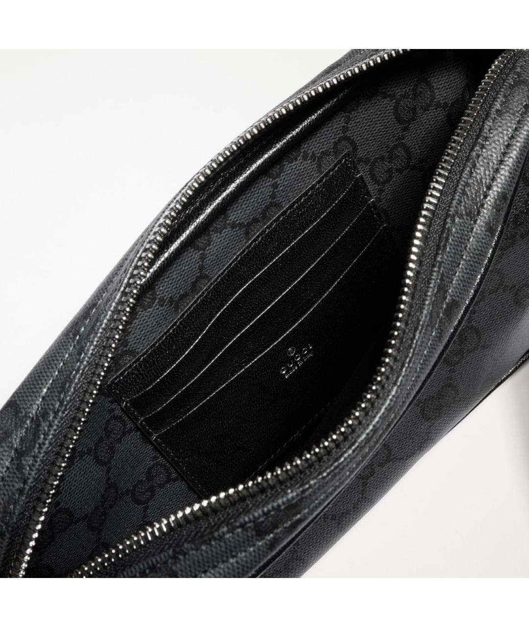 GUCCI Черная хлопковая сумка на плечо, фото 5