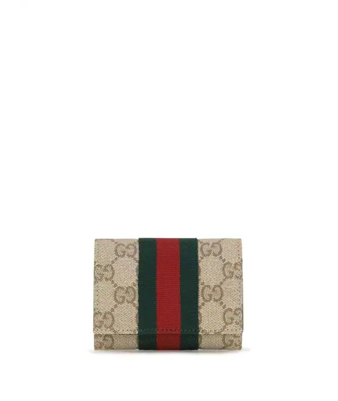 GUCCI Бежевый кошелек, фото 1