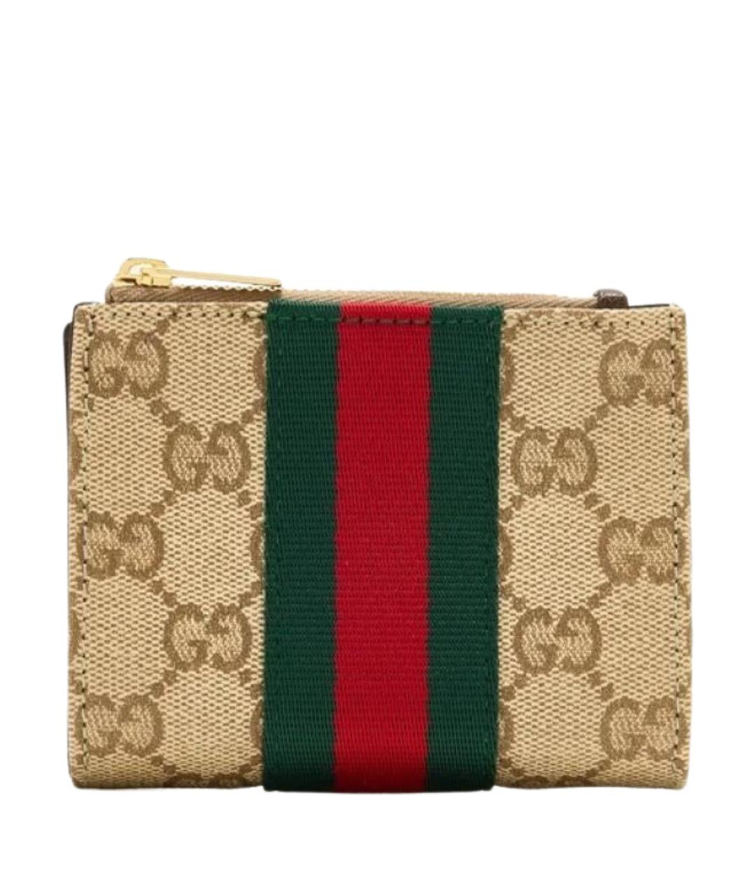 GUCCI Бежевый кошелек, фото 1