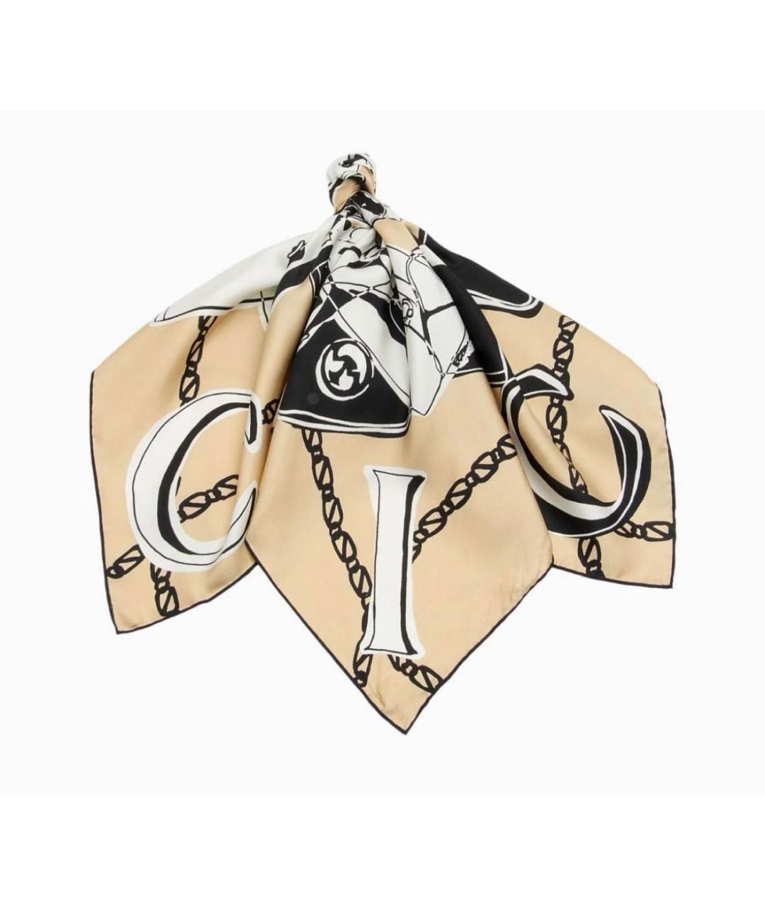 GUCCI Мульти шелковый платок, фото 6