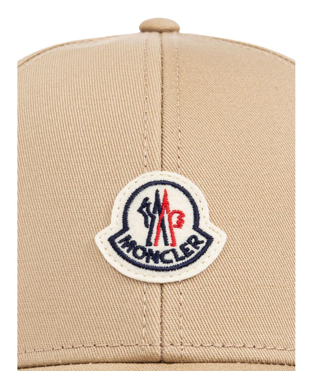 MONCLER Бежевая кепка/бейсболка, фото 2