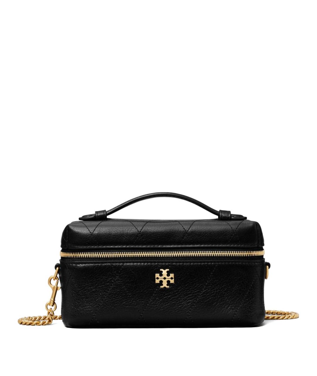 TORY BURCH Черная кожаная сумка через плечо, фото 1