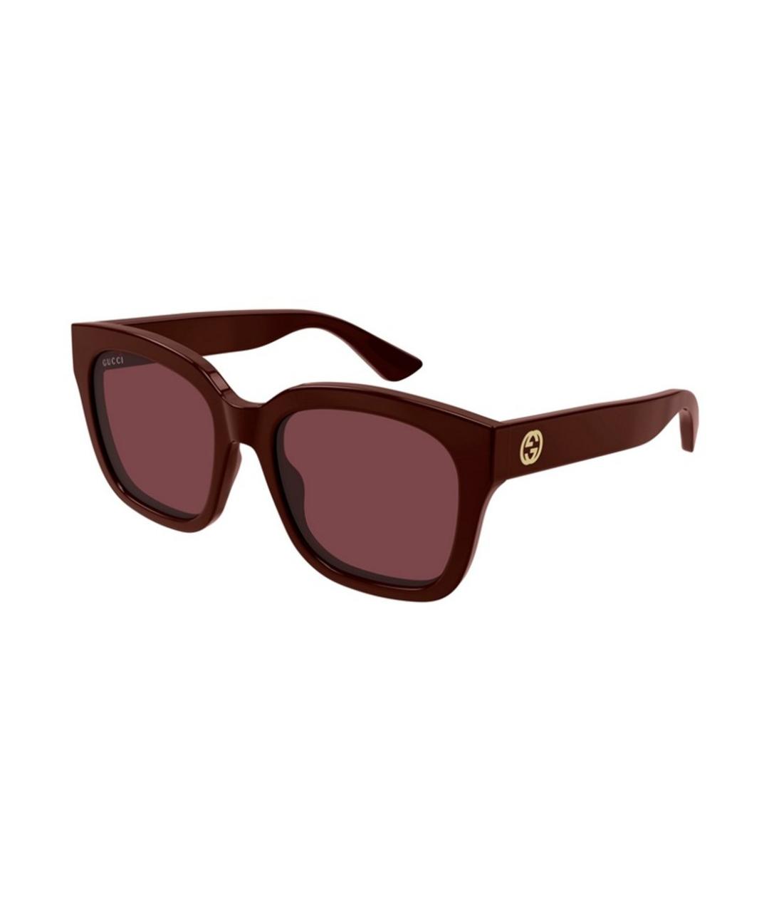 GUCCI Бордовые солнцезащитные очки, фото 1