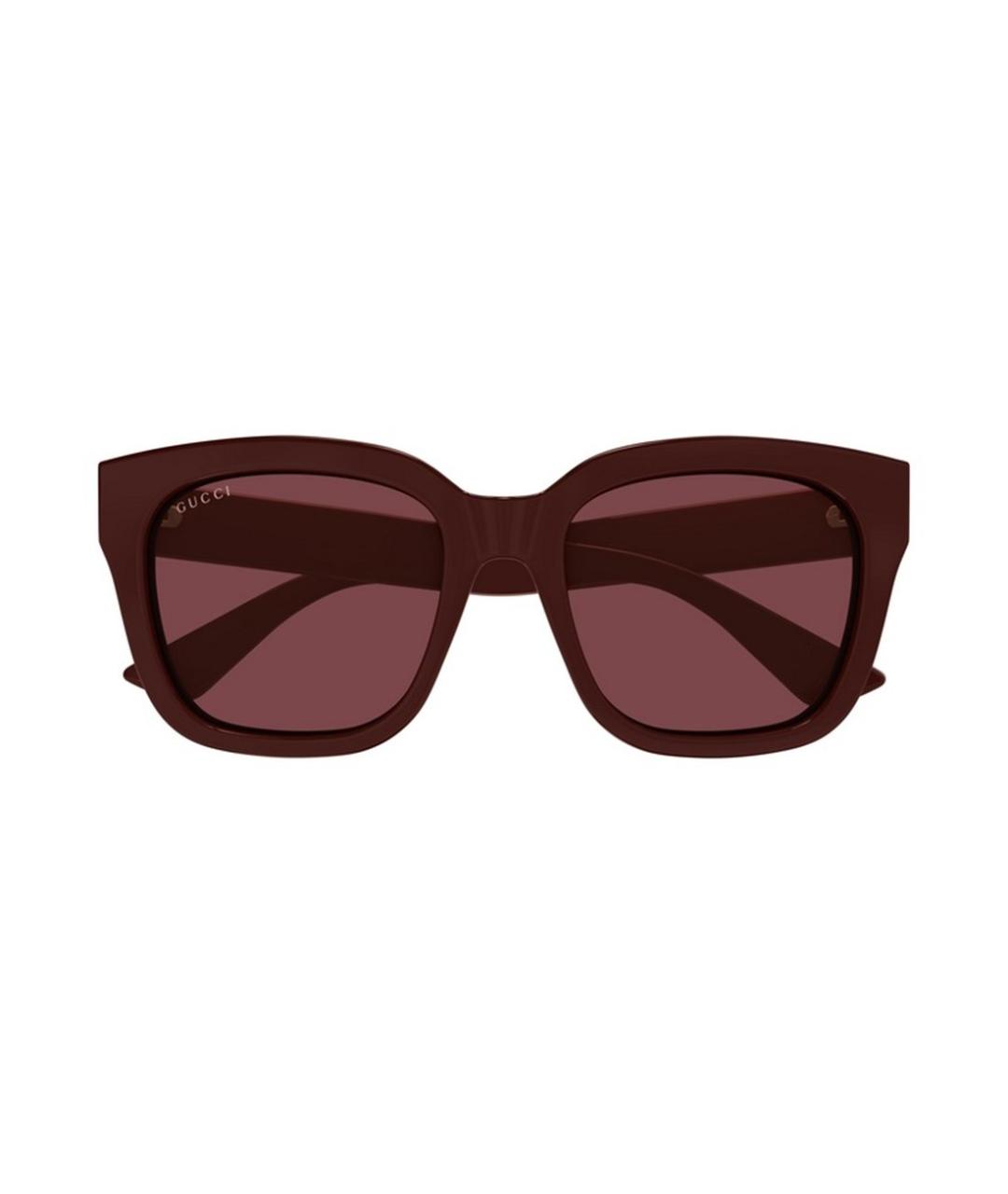 GUCCI Бордовые солнцезащитные очки, фото 2